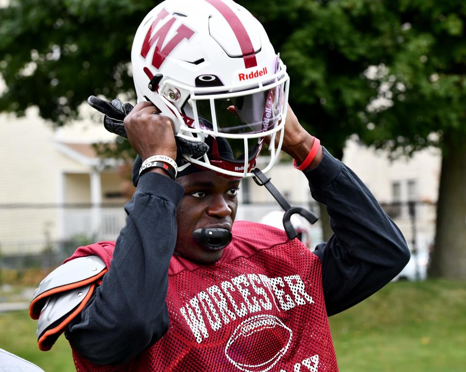 Worcester Academy's Keith Sarkodieh of Worcester has given the Hilltoppers a spark since coming over from St. John's prior to the season.