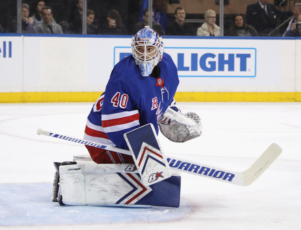 Alexandar Georgiev #40 of the New York Rangers