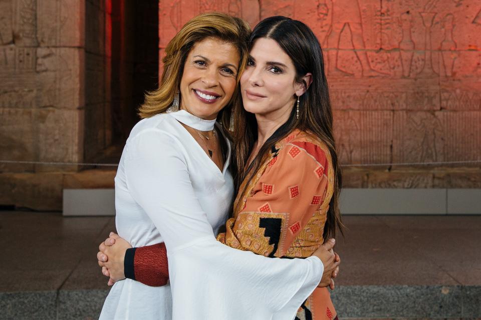 Hoda Kotb and Sandra Bullock