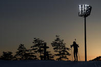 <p>A biathlete from Germany trains ahead of the PyeongChang 2018 Winter Olympic Games at Alpensia Biathlon Centre on February 8, 2018 in Pyeongchang-gun, South Korea. (Photo by Matthias Hangst/Getty Images) </p>