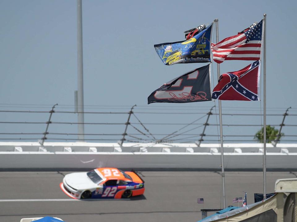 Nascar has banned the use of the Confederate flag from all races: AP