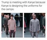 <p>También que el encuentro era para que KW diseñara los uniformes de los campos de concentración. </p>