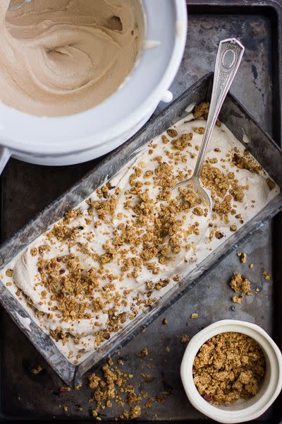 Bourbon Apple Crisp Ice Cream