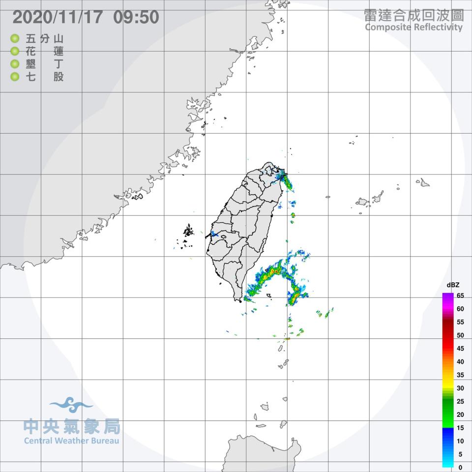 今日全台仍是多雲到晴的天氣。   圖：中央氣象局／提供