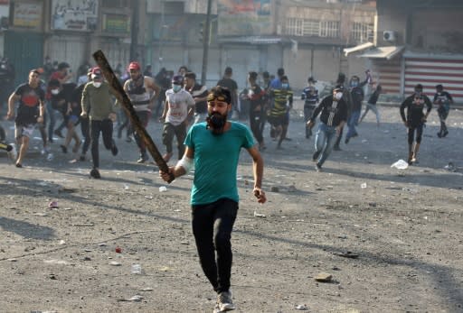 Iraqi school teachers have declared a general strike in Baghdad and across the south in support of the protests that have rocked the government since October 1