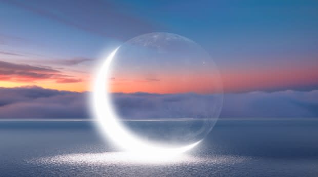 <p><a href="https://www.shutterstock.com/image-photo/abstract-background-amazing-crescent-moon-over-2282196759" rel="nofollow noopener" target="_blank" data-ylk="slk:Shutterstock / muratart;elm:context_link;itc:0;sec:content-canvas" class="link ">Shutterstock / muratart</a></p>