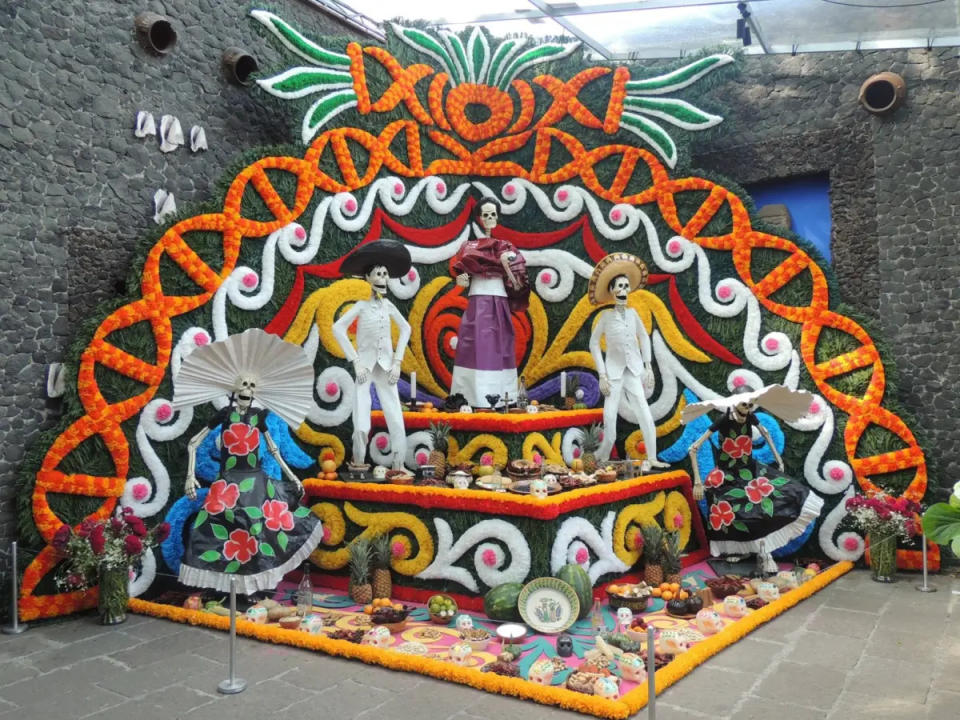 ofrendas en Coyoacán