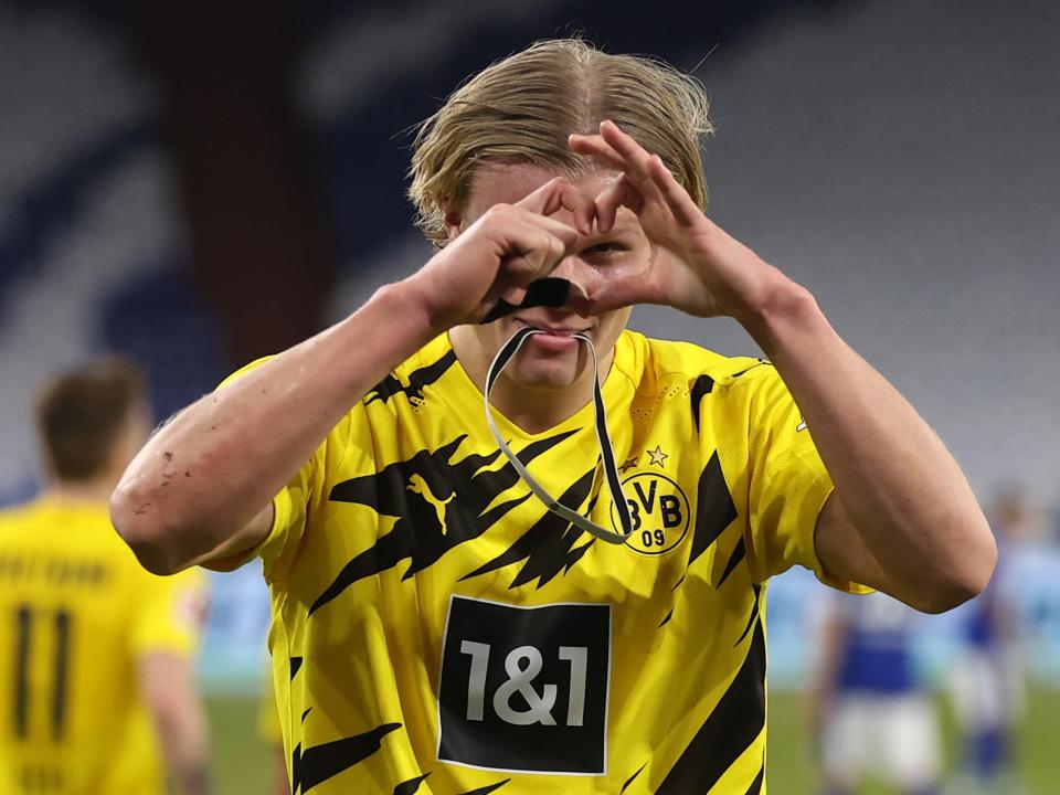 Dortmund striker Erling Haaland (Getty Images)