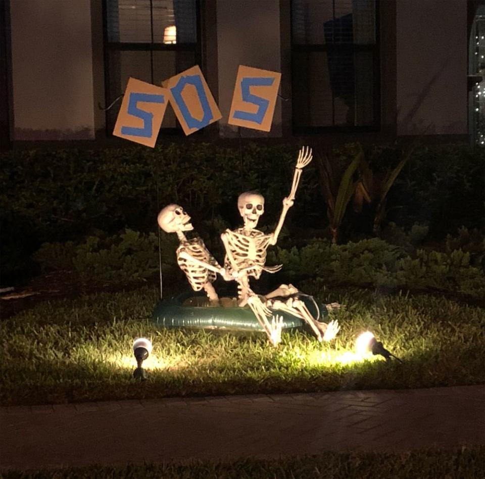 These Decorative Halloween Skeletons Are Taking Over the Internet