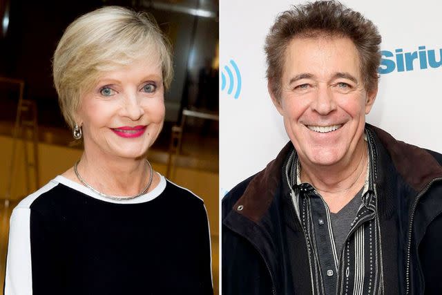 <p>getty (2)</p> Florence Henderson and Barry Williams