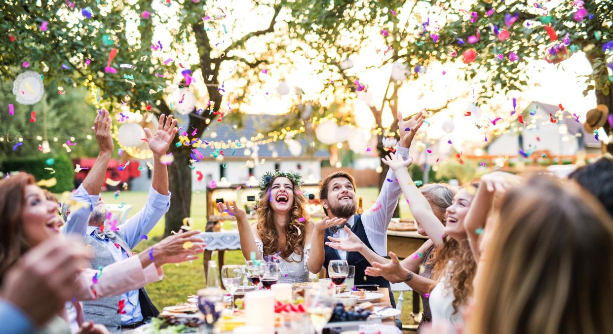 A bride has demanded guests pay £120 each for food and a seat at her wedding [Image: Getty]