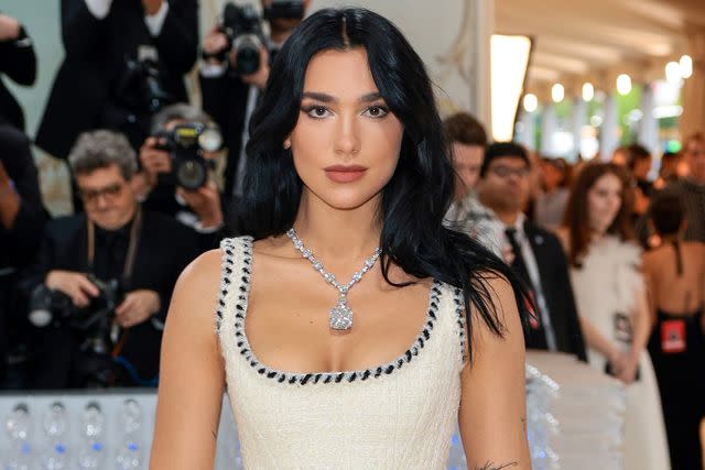 Dimitrios Kambouris/Getty Dua Lipa at the 2023 Met Gala