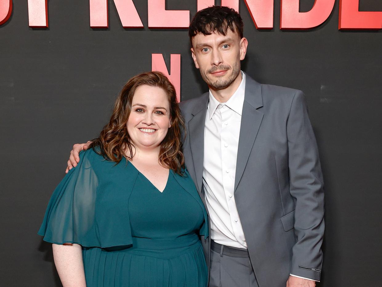 Jessica Gunning and Richard Gadd at Netflix's "Baby Reindeer" screening & Q&A in Los Angeles.