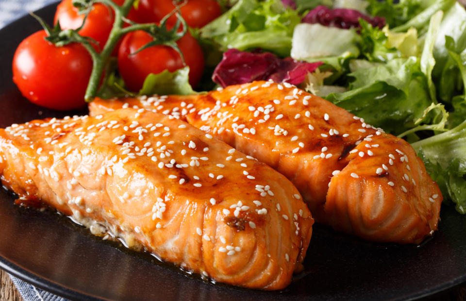 Chile Honey Glazed Salmon