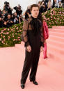 <p>Harry Styles, uno de los embajadores de la Met Gala 2019, reivindicó las transparencias en la moda masculina con un diseño de Gucci. (Foto: Jamie McCarthy / Getty Images) </p>