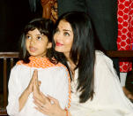 Aishwarya Rai Bachchan at Durga Puja