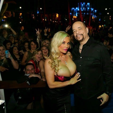 Ice-T and wife Coco slammed for pushing daughter Chanel, 6, in a