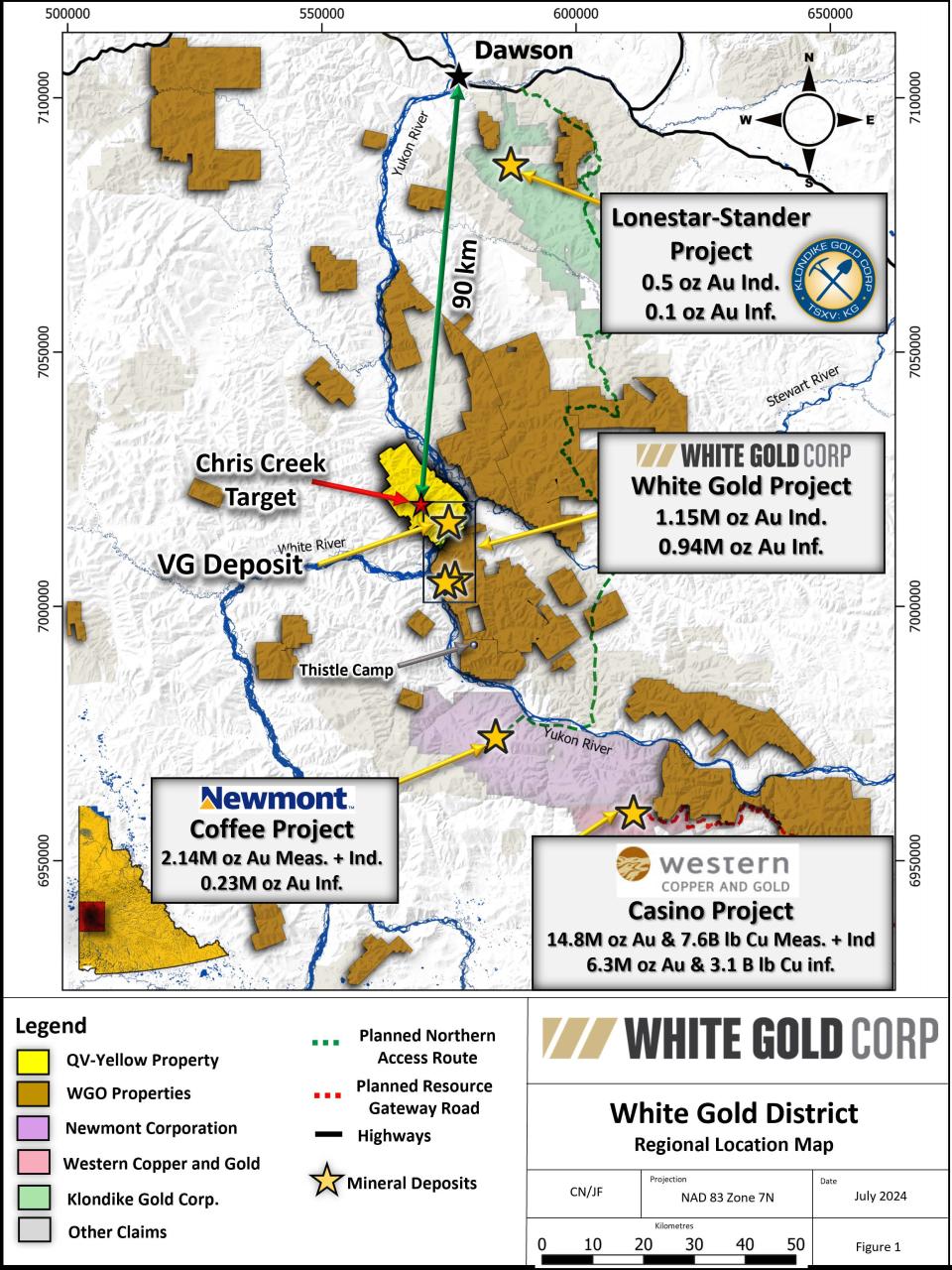 Figure 1 - QV Property Location Map