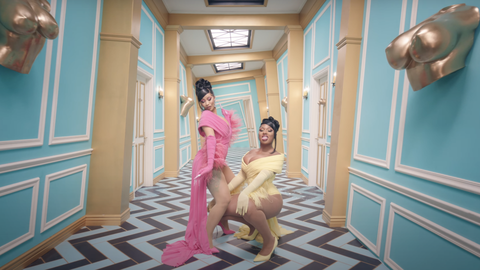 Cardi B and Megan Thee Stallion in "W.A.P."