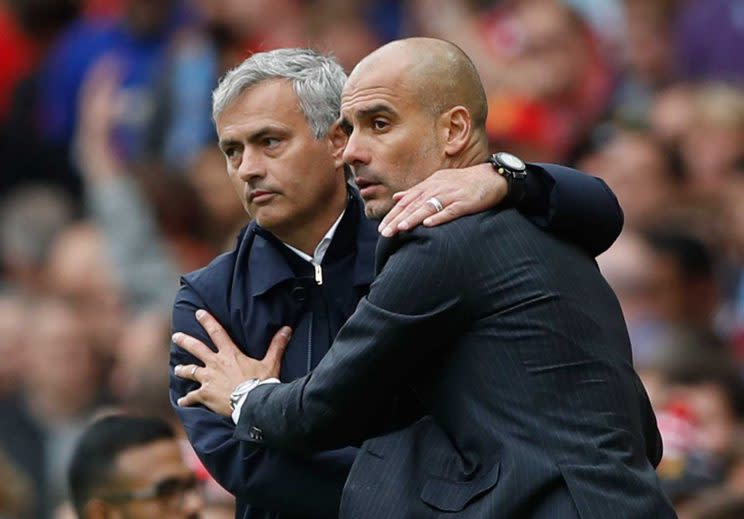 Jose Mourinho and Pep Guardiola