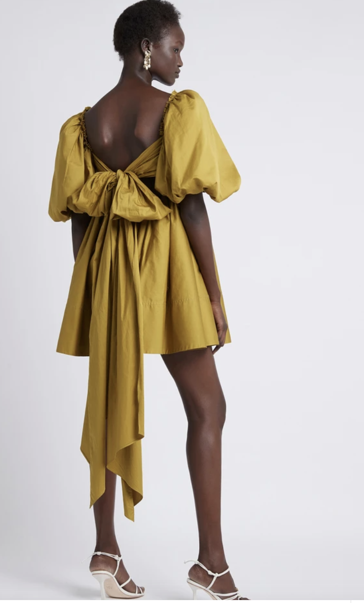 The Casabianca Puff Sleeve Dress