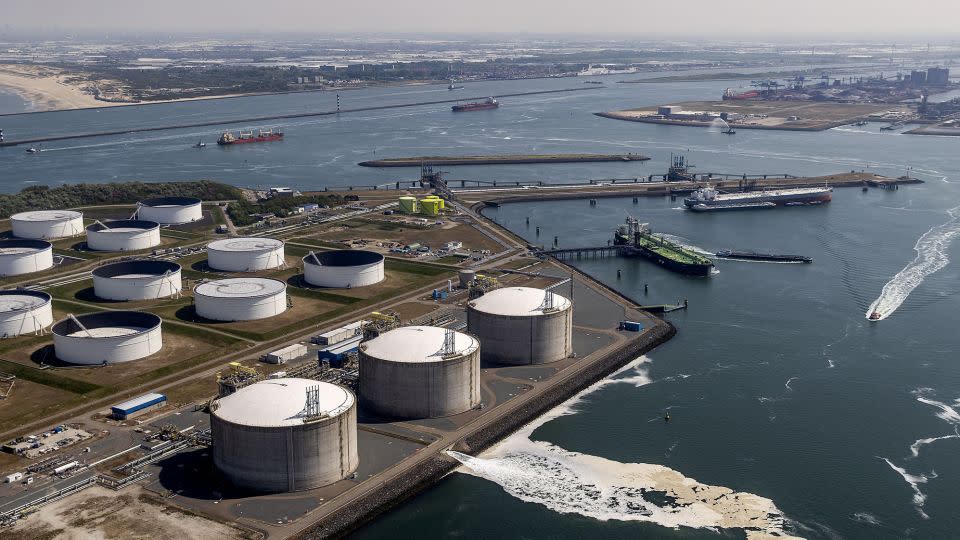 An LNG terminal in the Port of Rotterdam in the Netherlands, last year. - Koen van Weel/ANP/AFP/Getty Images