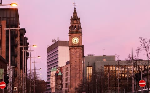 Albert Clock, Belfast, Northern Ireland - Credit: benkrut/benkrut