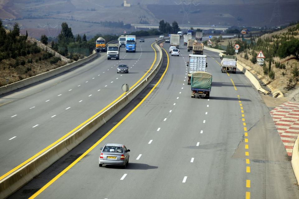 A section of the Maghreb highway in Algeria.