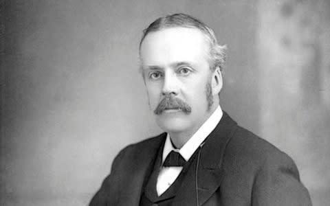 Arthur James Balfour who served as Prime Minister of the Conservative government of 1902-1905 - Credit: Print Collector/Hulton Archive