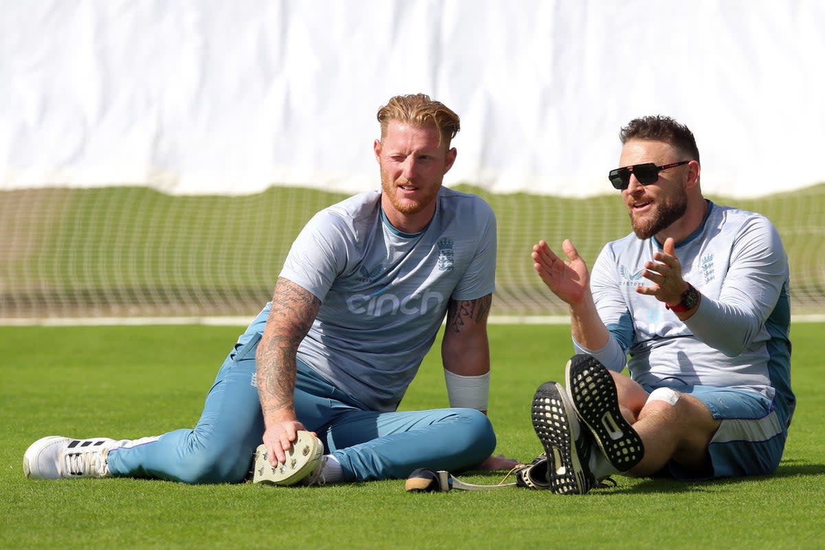 Brendon McCullum (right) and Ben Stokes (left) have formed a successful bond (Nigel French/PA) (PA Wire)