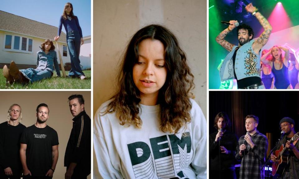 Clockwise from top left: The Lemon Twigs, Tirzah, Ssion, Thirdstory and Rufus Du Sol.