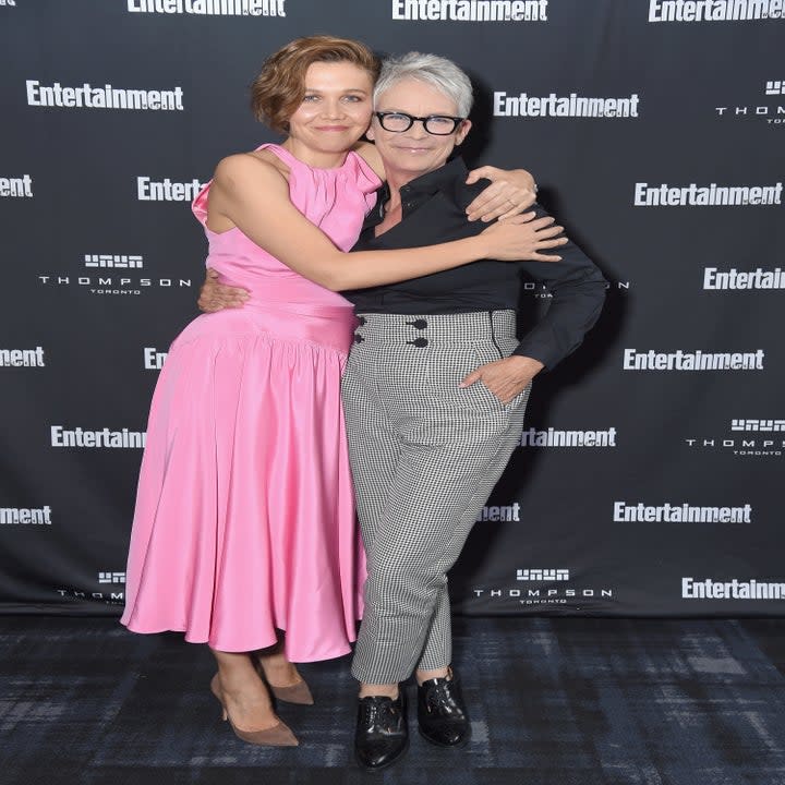 Maggie Gyllenhaal and Jamie Lee Curtis