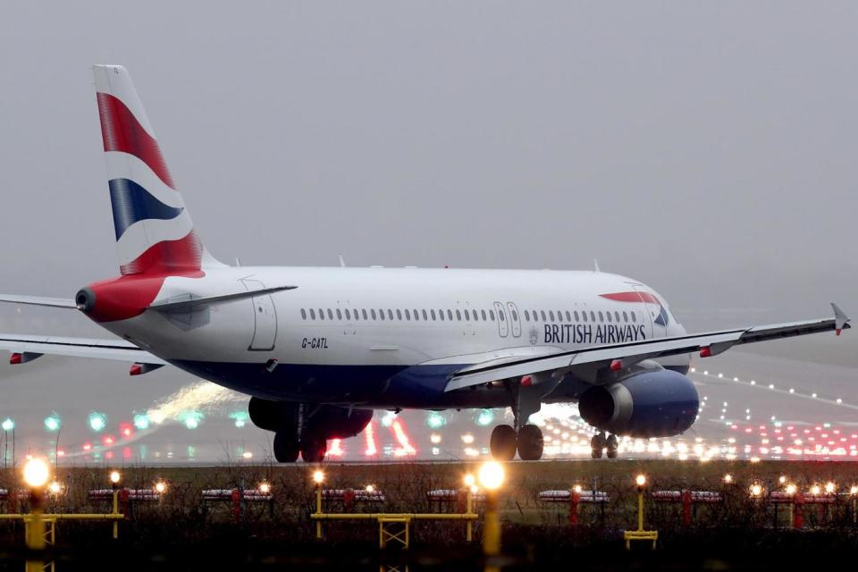 Numerous British Airways passengers are reporting huge queues at airports (PA Wire/PA Images)