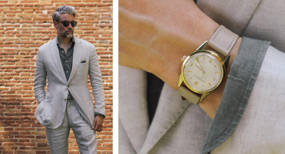 Paul Croughton in Vacheron-Constantin 35 mm Dress Watch