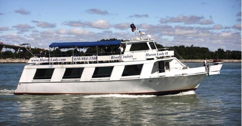 The Huron Lady II, which is now under new ownership, is shown on the water during a past season.