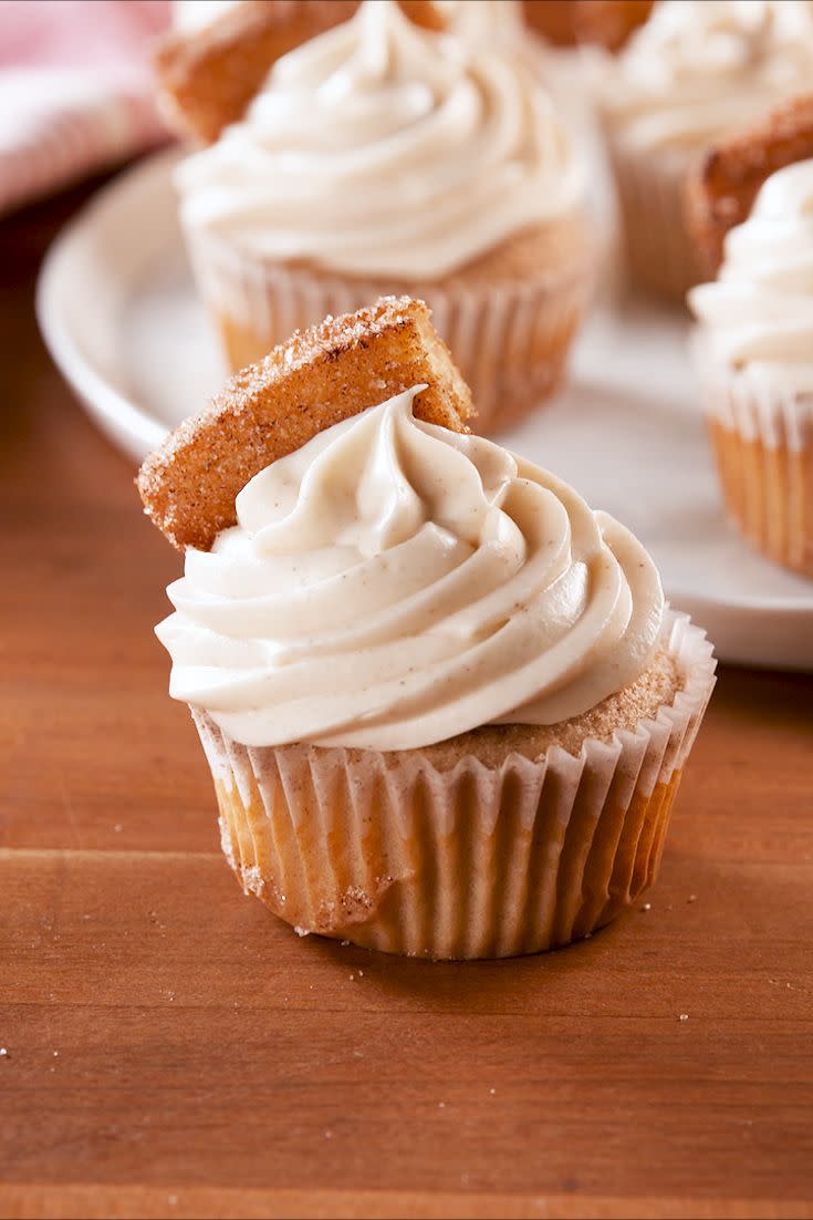 Churro Cupcakes