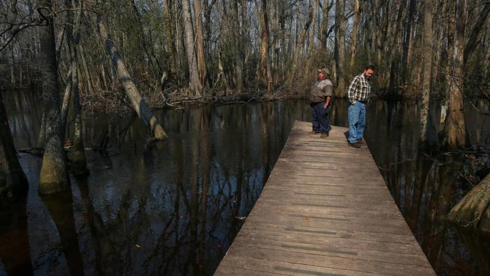 Murphy Lybrand and Doug Busbee have expressed concern that a state water law will allow rivers like the South Fork of the Edisto to be sucked dry by industrial scale agriculture. They have been critical of the state Department of Health and Environmental Control’s efforts to safeguard rivers.