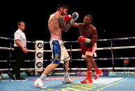 <p>Brook called out Amir Khan after his unanimous points victory.</p>