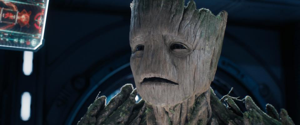 Closeup of Groot