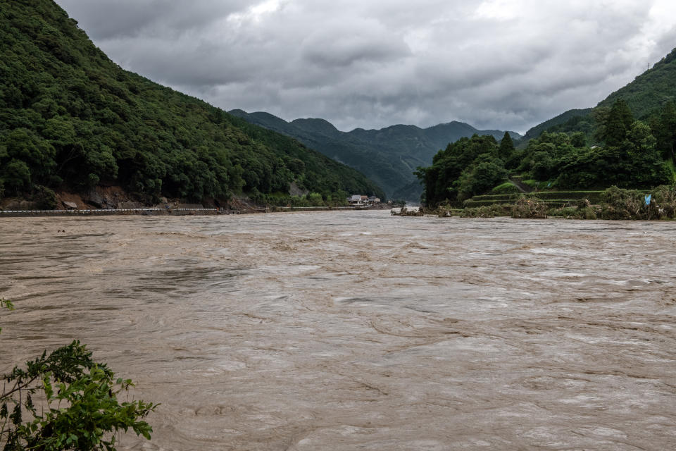 Unprecedented Rain Causes Flooding And Landslides In Kumamoto