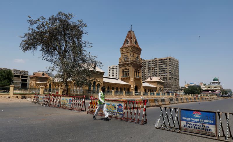 FILE PHOTO: Outbreak of the coronavirus disease (COVID-19), in Karachi