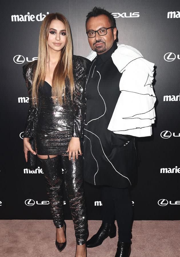 The makeup king and his daughter talked to Be at the Prix de Marie Claire awards last night. Source: Getty