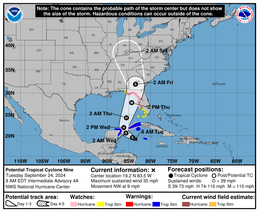 Hurricane tracker Helene expected to form, rapidly intensify and make