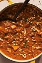 <p>Ground peanuts and root vegetables thicken this flavorful, tomato-y stew, which we enrich with boneless skinless <a href="https://www.delish.com/cooking/g2133/chicken-thighs/" rel="nofollow noopener" target="_blank" data-ylk="slk:chicken thighs;elm:context_link;itc:0;sec:content-canvas" class="link ">chicken thighs</a>. The result is a creamy, nutty, spicy, earthy meal that will warm you from the inside out.<br><br>Get the <strong><a href="https://www.delish.com/cooking/recipe-ideas/a40544581/west-african-chicken-and-peanut-stew-recipe/" rel="nofollow noopener" target="_blank" data-ylk="slk:West African-Inspired Chicken & Peanut Stew recipe;elm:context_link;itc:0;sec:content-canvas" class="link ">West African-Inspired Chicken & Peanut Stew recipe</a></strong>.</p>