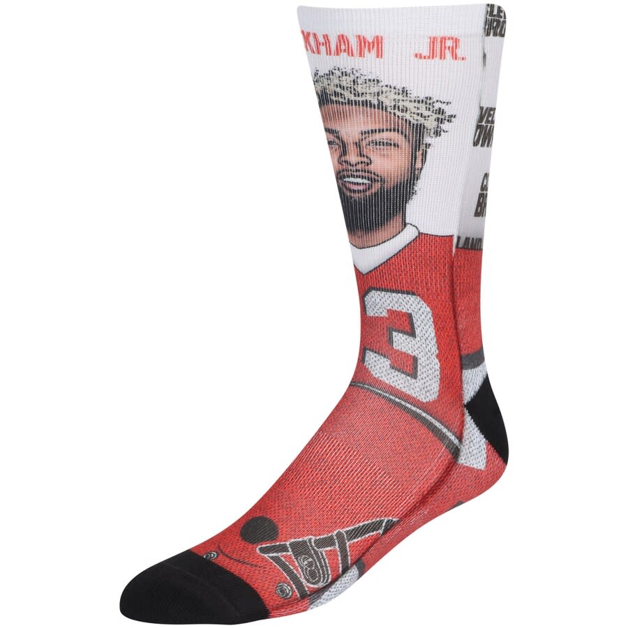 Odell Beckham Jr Cleveland Browns Champs Crew Socks