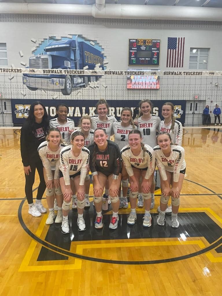 The Shelby Whippets won their first sectional championship in 11 years with a three-set victory over Bellevue on Thursday night.