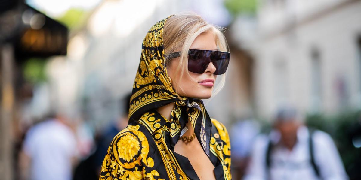 How to Wear The Silk Headscarf Trend in 2021 - Silk Headscarf Fashion  Instagram