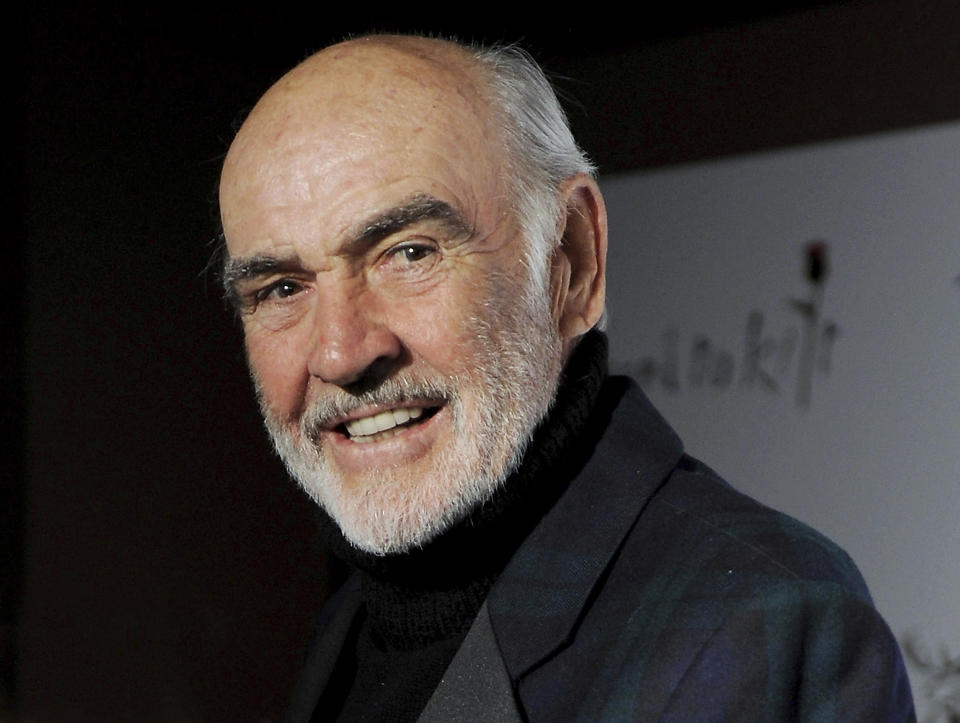 Photo of actor Sean Connery before his death