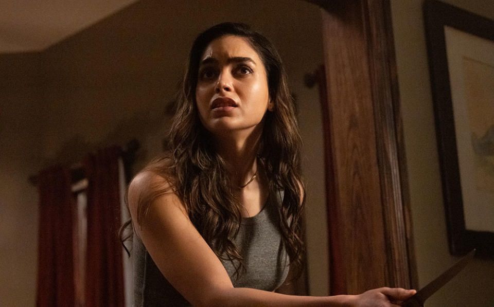 Melissa Barrera (“Sam”) stars in Scream. - Credit: Courtesy of Paramount Pictures and Spyglass Media Group