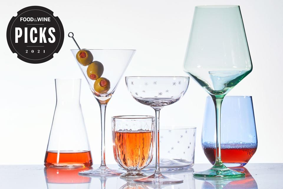 Wine and cocktail glasses